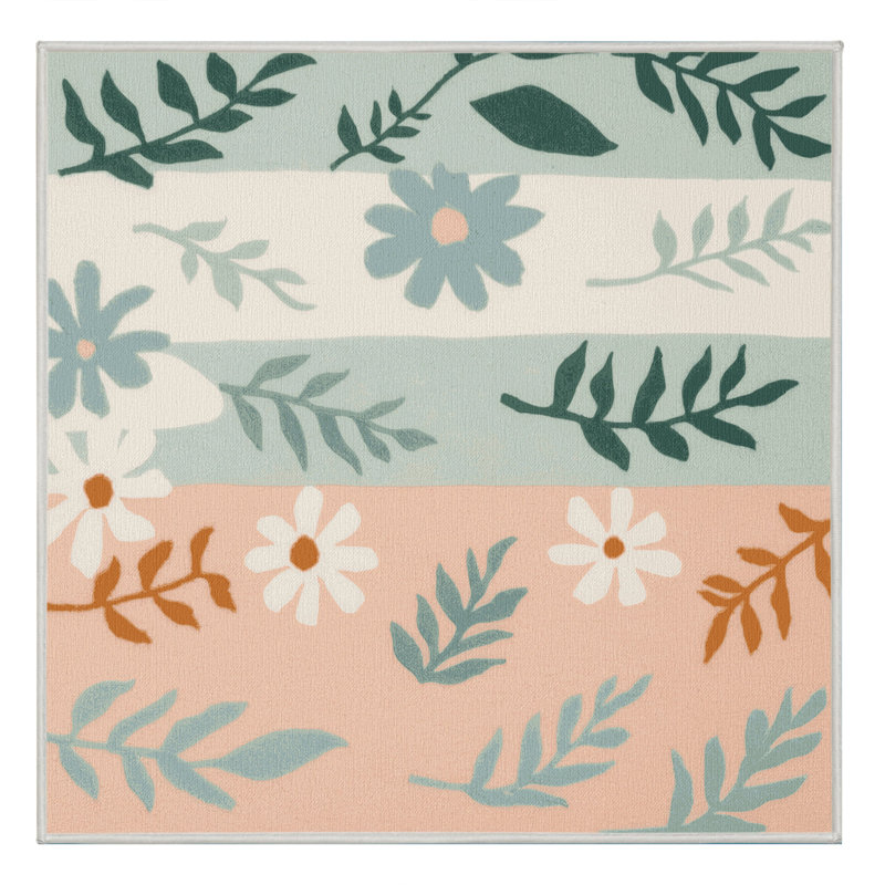 Olive Reverie Rug, Square 4'