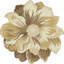 Tapis botanique beige à motif floral 3D Villar-1954895291