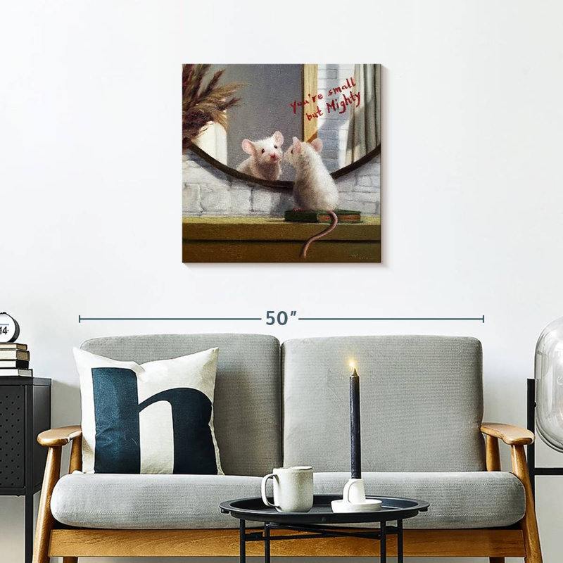 Crowle Mighty Mouse, 24" H x 24" W