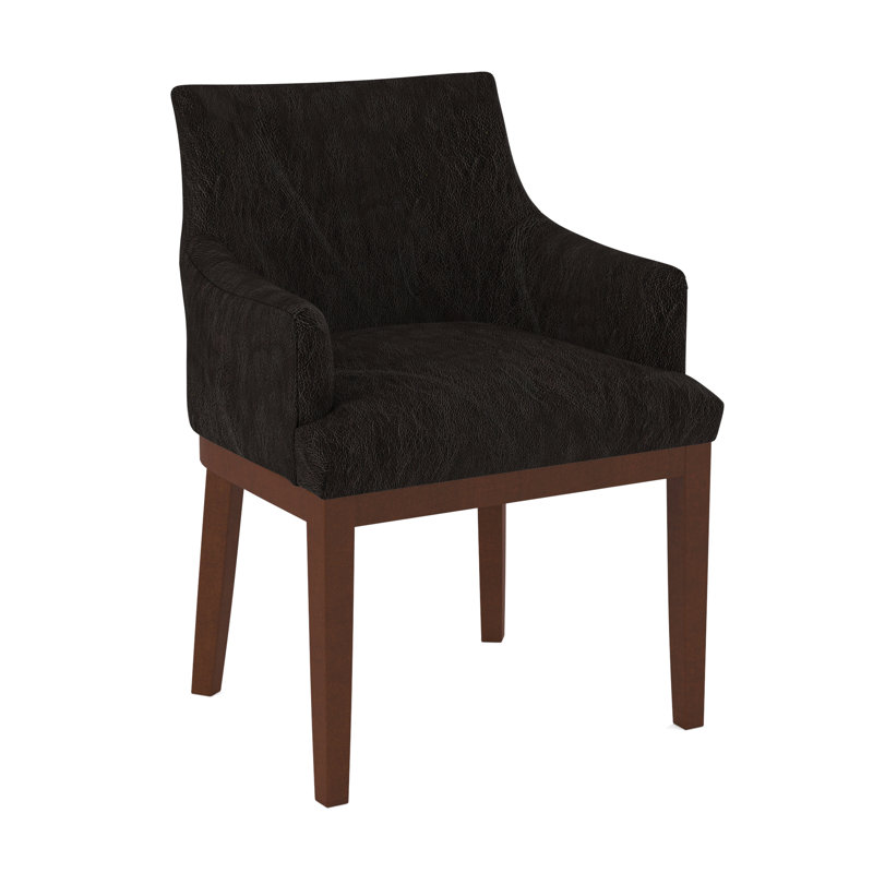 19'' H Upholstered Armchair, English Saddle, Applause Bajah Ruby
