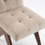 Chaise d'appoint rembourrée en lin Turfed-145268096