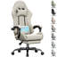 Metro Lane Adjustable Reclining Ergonomic Swiveling PC & Racing Game Chair with Footrest-1801179270
