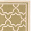 Tapis intérieur / extérieur à motif géométrique vert / beige Dirks-1623165062