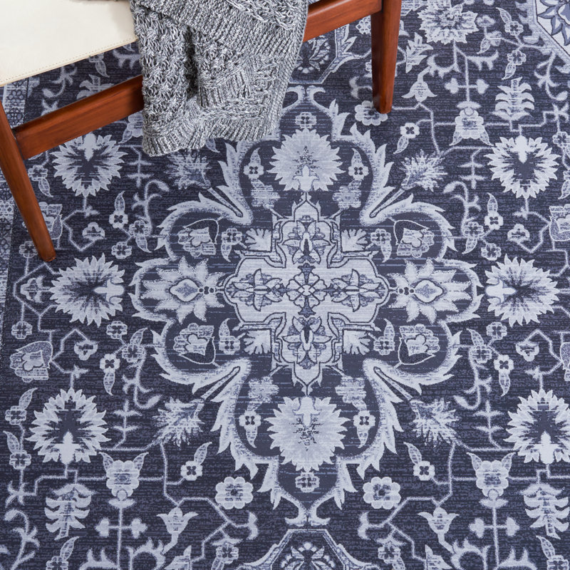 Eileena Performance Machine Washable Oriental Rug, Rectangle 4' x 6'