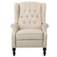 Fauteuil inclinable capitonné en tissu-955309005
