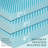 4 Inch Twin Mattress Topper Cooling Gel Memory Foam Egg Crate Mattress Topper Breathable for College Dorm RV Apartment-1117475851