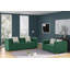 Canapé en velours de luxe 87 po avec 2 coussins Clifford-287173585-293635801