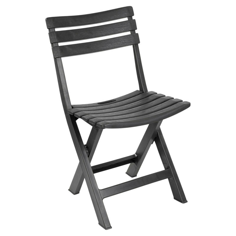 Ahrya Folding Patio Dining Dining Chair with Cushion