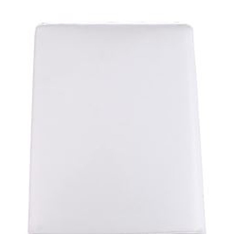 Ensemble de deux chaises d'appoint de salle à manger rembourrées en similicuir blanc, Blanc