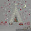 Glow Stars Abstract Non-Wall Damaging Wall Decal