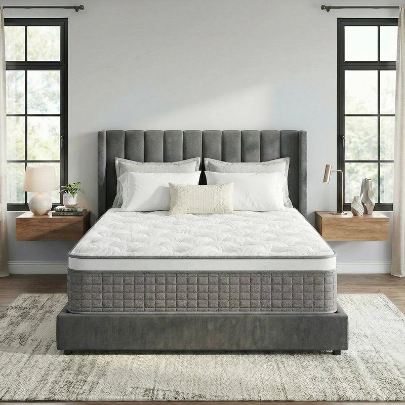 Matelas en mousse viscoélastique gélifiée 12 po, Lit double