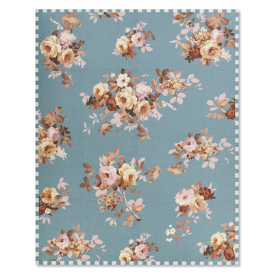 Wild Rose Washable Rug