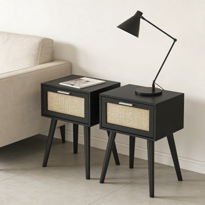 Ensemble de 2 tables de chevet Modern