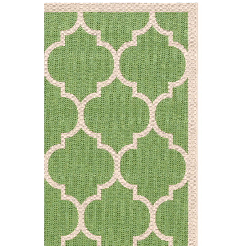 Herefordshire Performance Geometric Indoor/Outdoor Area Rug, Square 5'3"