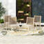 2 chaises de salle à manger Kd Mp2 - fabrication en bois, tissu hydrofuge pour l'intérieur et l'extérieur - toutes les occasions-391258439