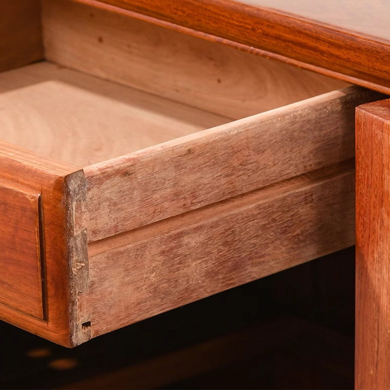 Pure solid wood furniture storage shoe cabinet