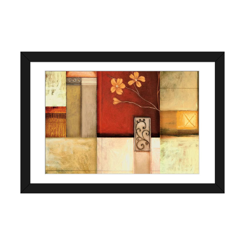Solace II - reproduction sur toile tendue, Papier d'art encadré noir, Blanc, H 24 po x l 32 po x P 1 po