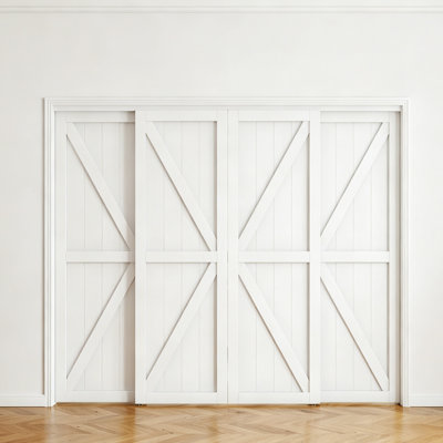 Porte de placard coulissante en bois K K Design Design