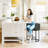 Christlyn 33.5'' H Metal Counter Height Bar Stool-818060196-814871306