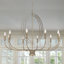 Lustre géométrique de style bougie 10 lumières Deniyah