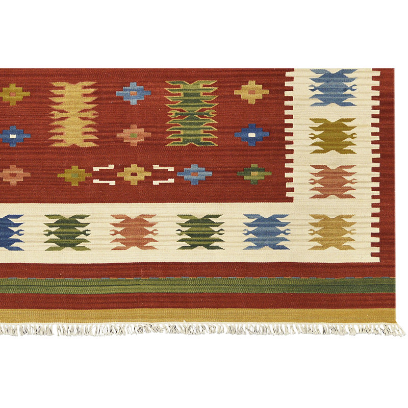Southwestern Wool Hand Woven Area Rug, Rectangle 170 x 230cm