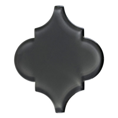 Viola 5" Arabesque Glass Wall Tile