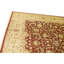 Hand Knotted Area Rug in Red And Gold