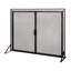 Pare-étincelles moderne en fer mat - l 39,16 po x H 30,93 po