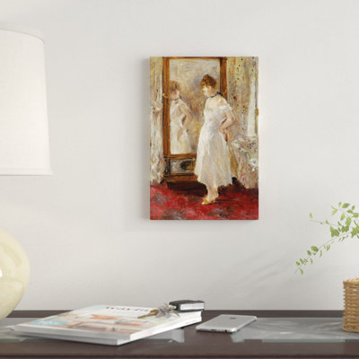 « the psyche mirror, 1876 », reproduction d’impression sur toile tendue