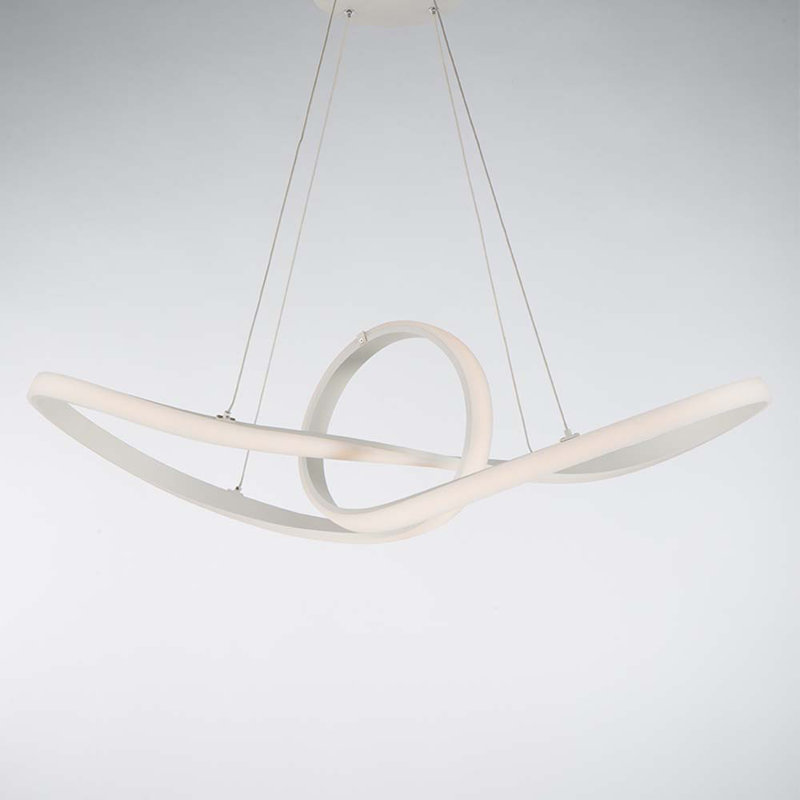 Cissna 1 - Light LED Unique/Statement Pendant, White