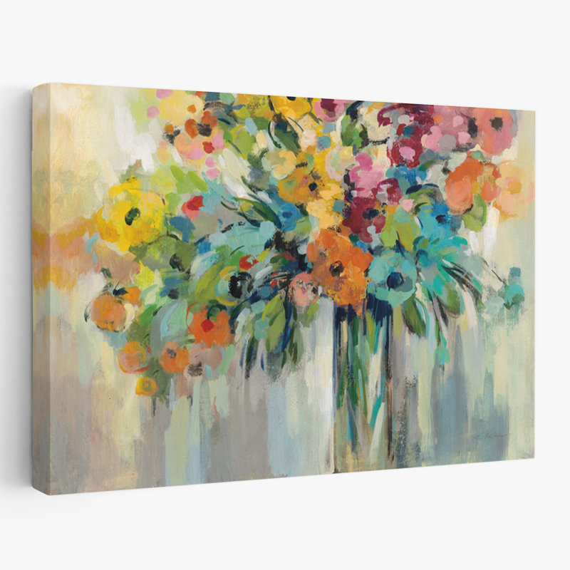 Bouquets de fleurs - Nuage de fleurs, H 32 po x l 48 po