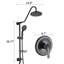 Pomme de douche avec système de douche à main avec pomme de douche à pluie de 8 po (valve Roughin incluse)-124944756