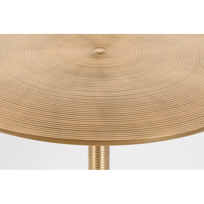 Hypnotising Round Dining Table, Gold