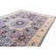 Tapis argent et beige noué à la main de haute qualité