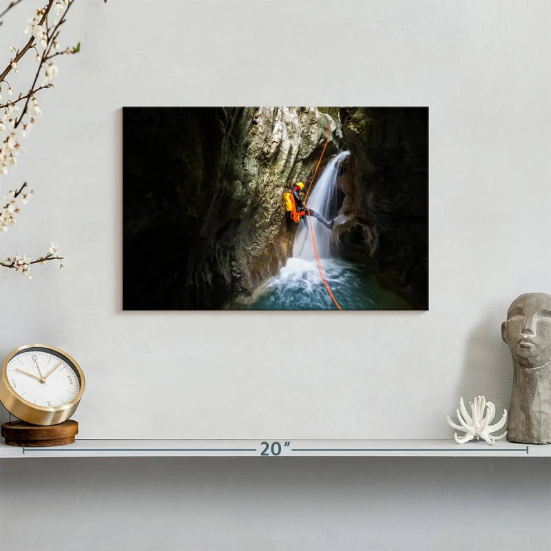 Sireci Waterfall Rappelling, 8'' H x 12'' W