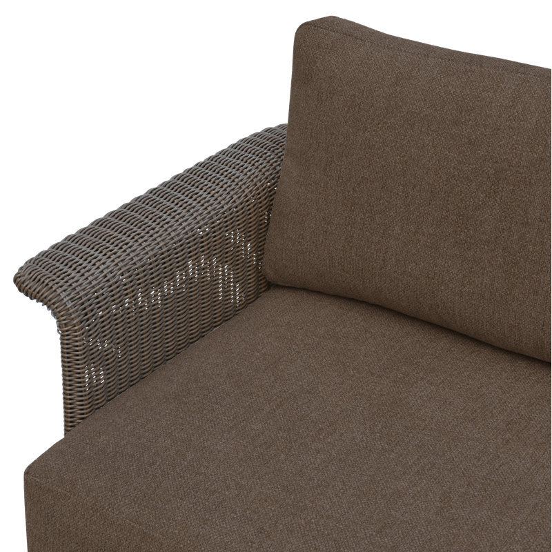 Meredith Outdoor Sofa Brown, Dark Brown, Brown