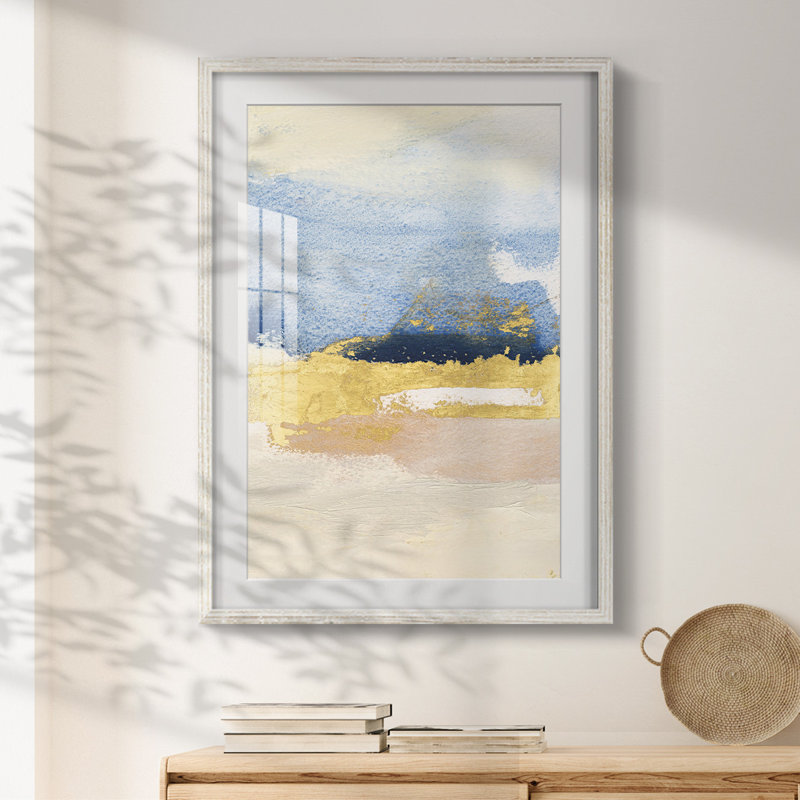Pampa II - impression encadrée, H 28,5 po x l 20,5 po, Blanc