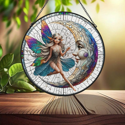 Panneaux de verre teinté fée pour fenêtre