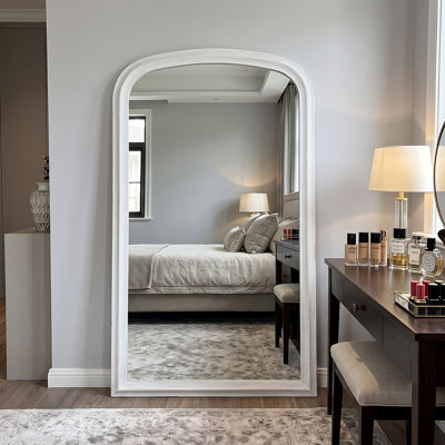Miroir pleine grandeur blanc