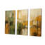 «Green Beige Wild Essence Collage I», art mural tachisme-1849879005-1849879004