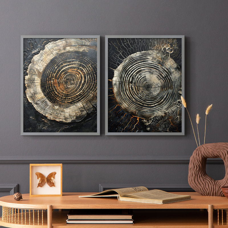 ABSTRACT Series CLX - reproduction encadrée de qualité supérieure - prête à être accrochée - aucun clou requis - aucun clou requis