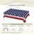 Independence Day Red White Blue Polyester Tablecloth-1194293734