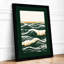 Rolling Waves Coastal - Framed Print-426142702-426142703