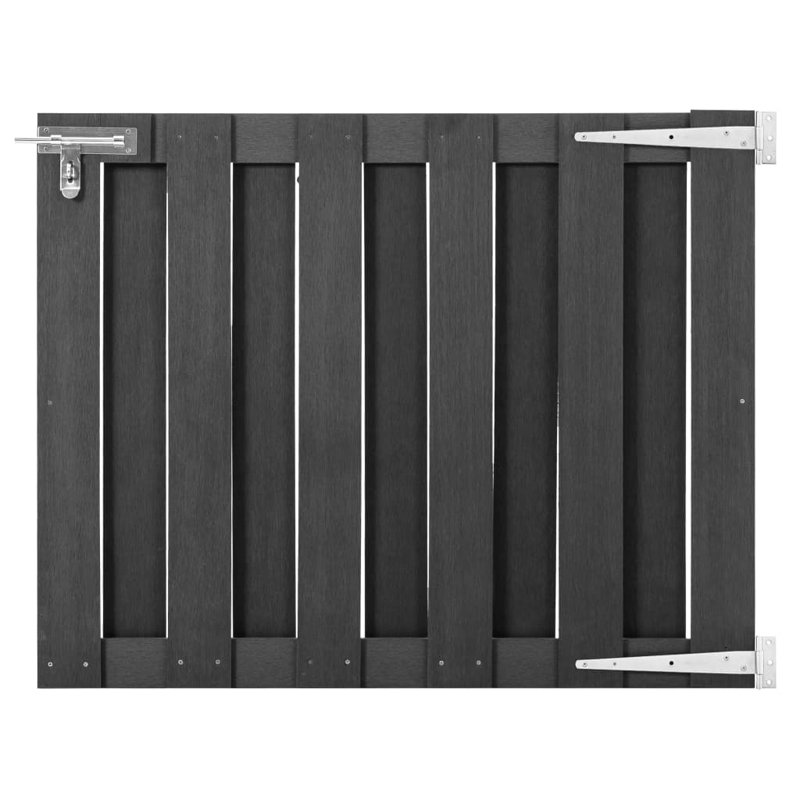 Turaco 3' x 5' (1m x 1.5m) Wood Plastic Composite Gate, 80cm H x 100cm W