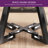 47"-61" Extendable Dining Table for 4-8, Modern Industrial Round to Oval Kitchen Table with Hidden Storage Shelf, Space-Saving Pedestal Base for Small Apartment & Living Room-1329383558-1326070748