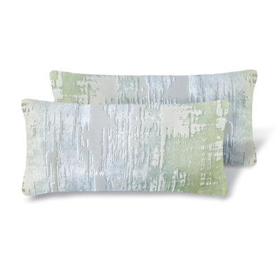 Brushstroke Mini Rectanlge Pillow Cover & Insert (Set of 2)