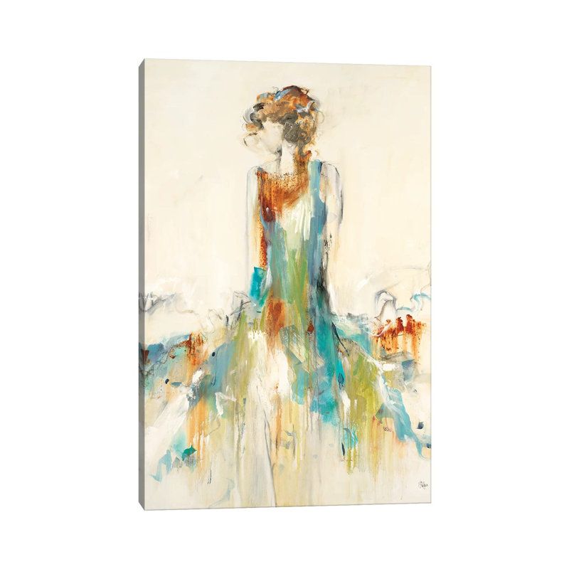Rusted Beauty by Lisa Ridgers - Painting on Canvas, Wrapped Canvas, 20.32 cm H x 30.48 cm W