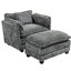 Canapé simple avec repose-pieds-1063998338