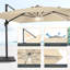 Parasol en porte-à-faux 120 po Lemay-355371615