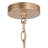 Labonte 1-Light Dimmable Gold Rectangle Pendant Light
